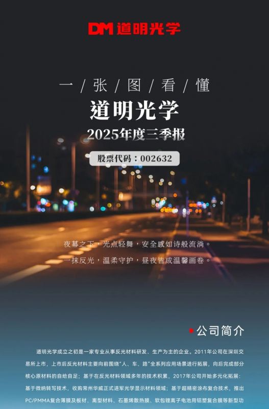 一张图看懂丨龙8官方网站光学2025年度三季报